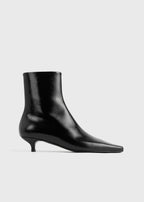 Slim naplack ankle boots black