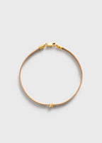 Mini diamond bracelet beige/gold