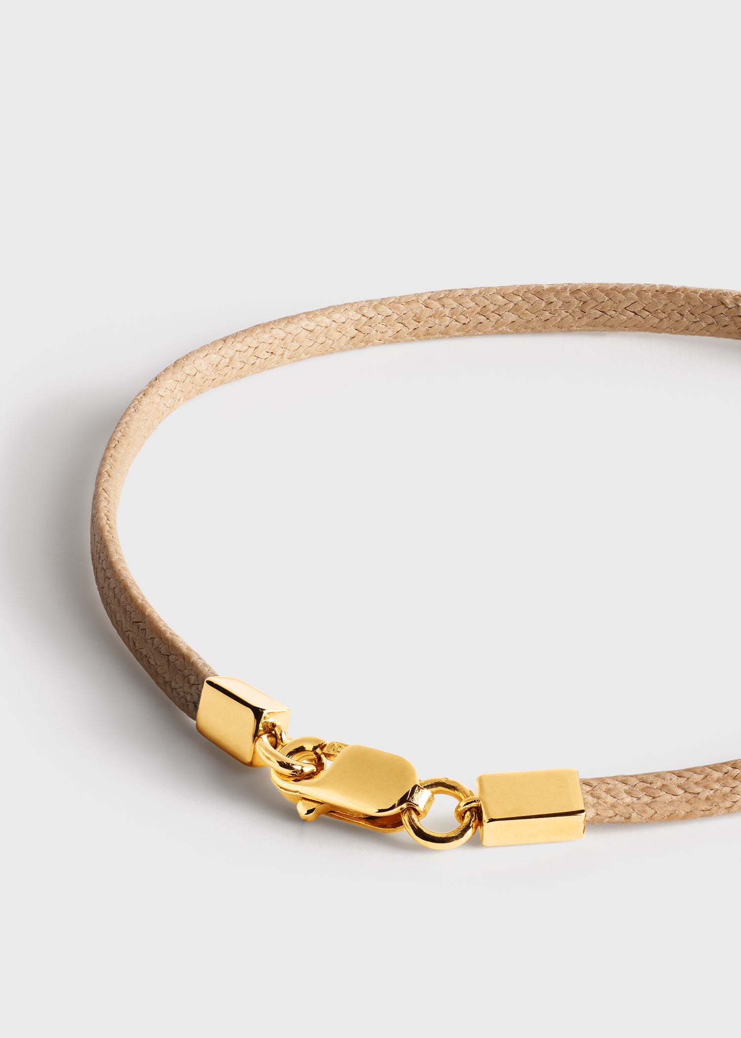 Mini diamond bracelet beige/gold