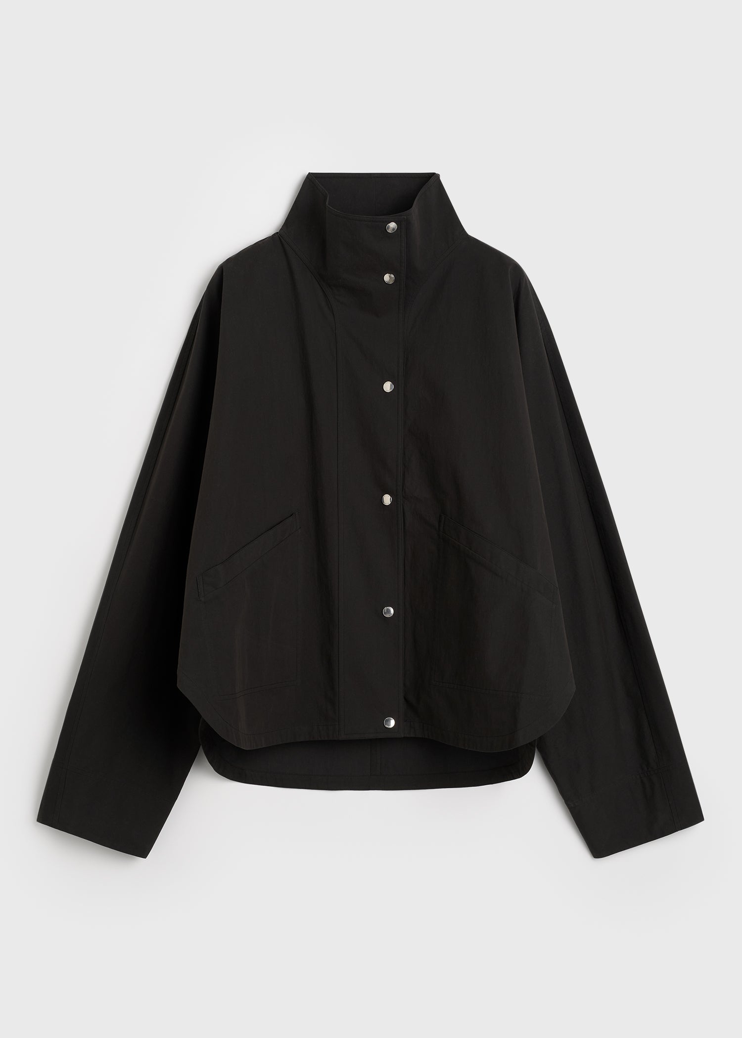 Summer parachute jacket black