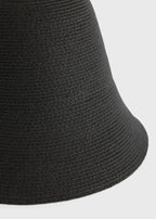 Paper sun hat black