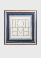 Collector scarf ecru/navy