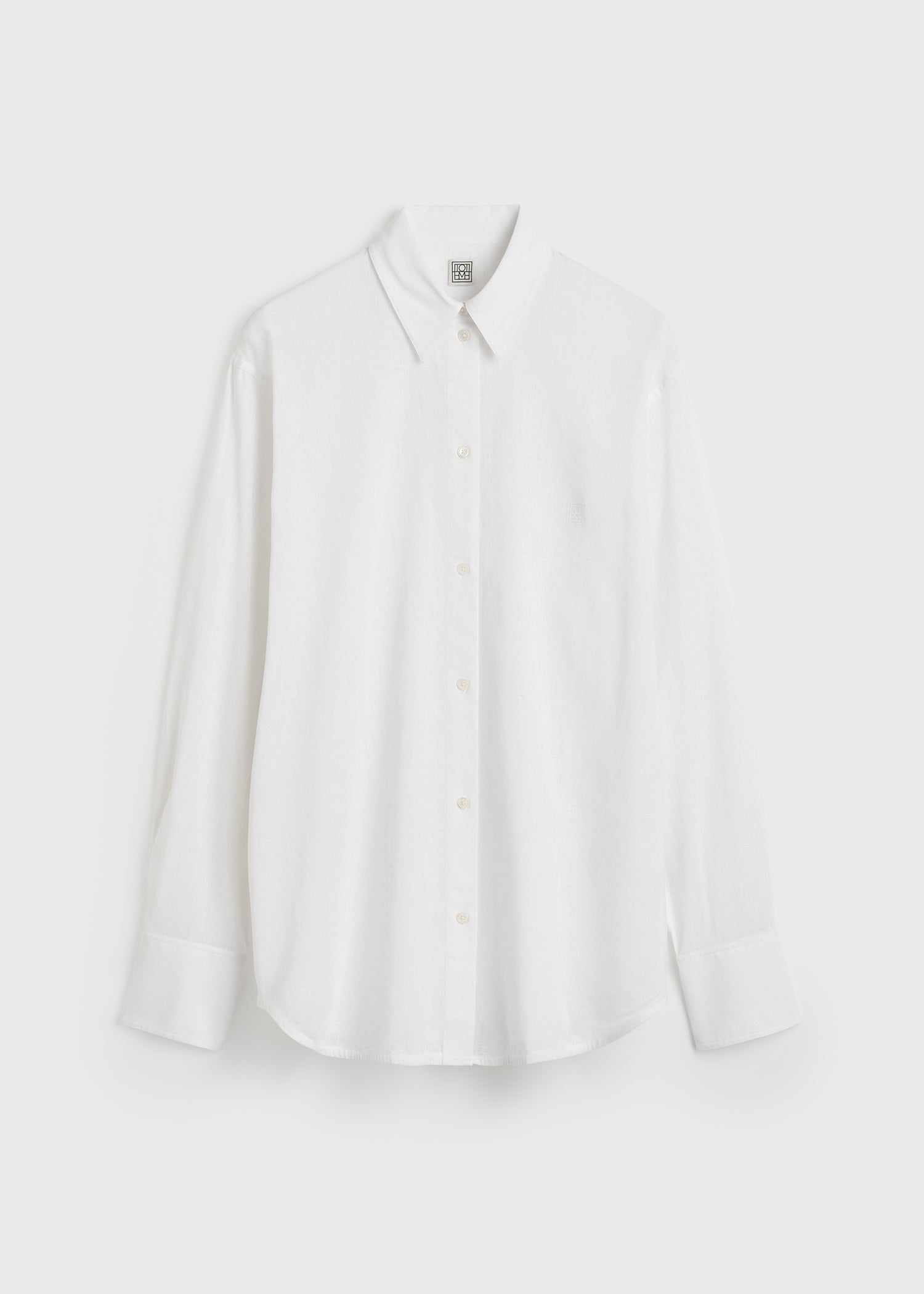 Oversized summer shirt white