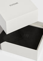 Jasper studs black/off white