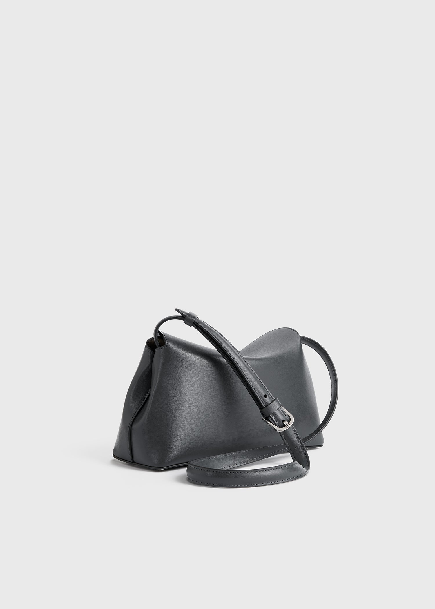 T-lock leather clutch shark