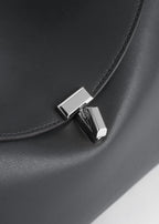 T-lock leather top handle shark