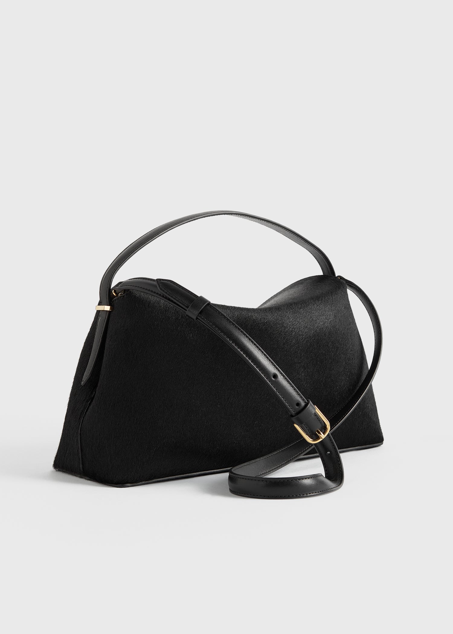 T-lock pony hair top handle black