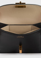 T-lock leather cardholder black