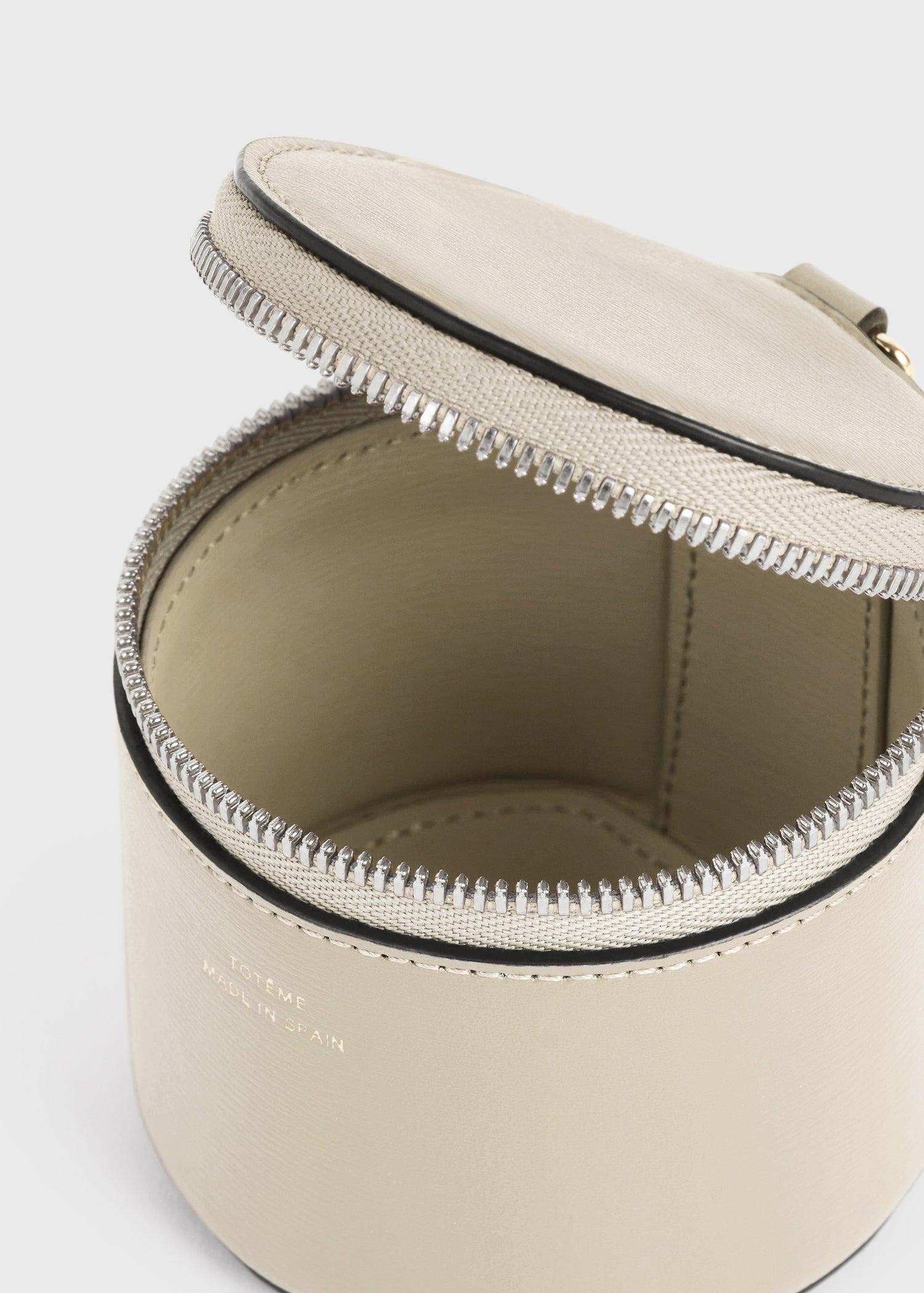 Leather jewelry box fawn