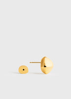 Pebble studs gold