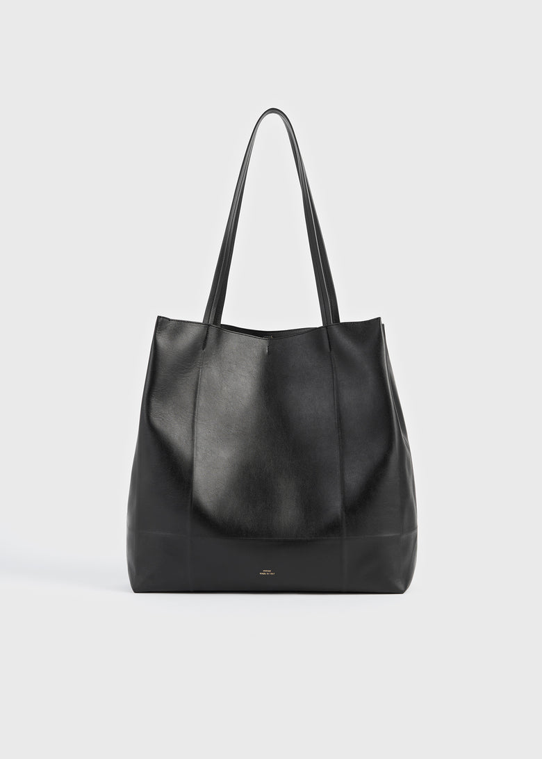 Roam leather tote black