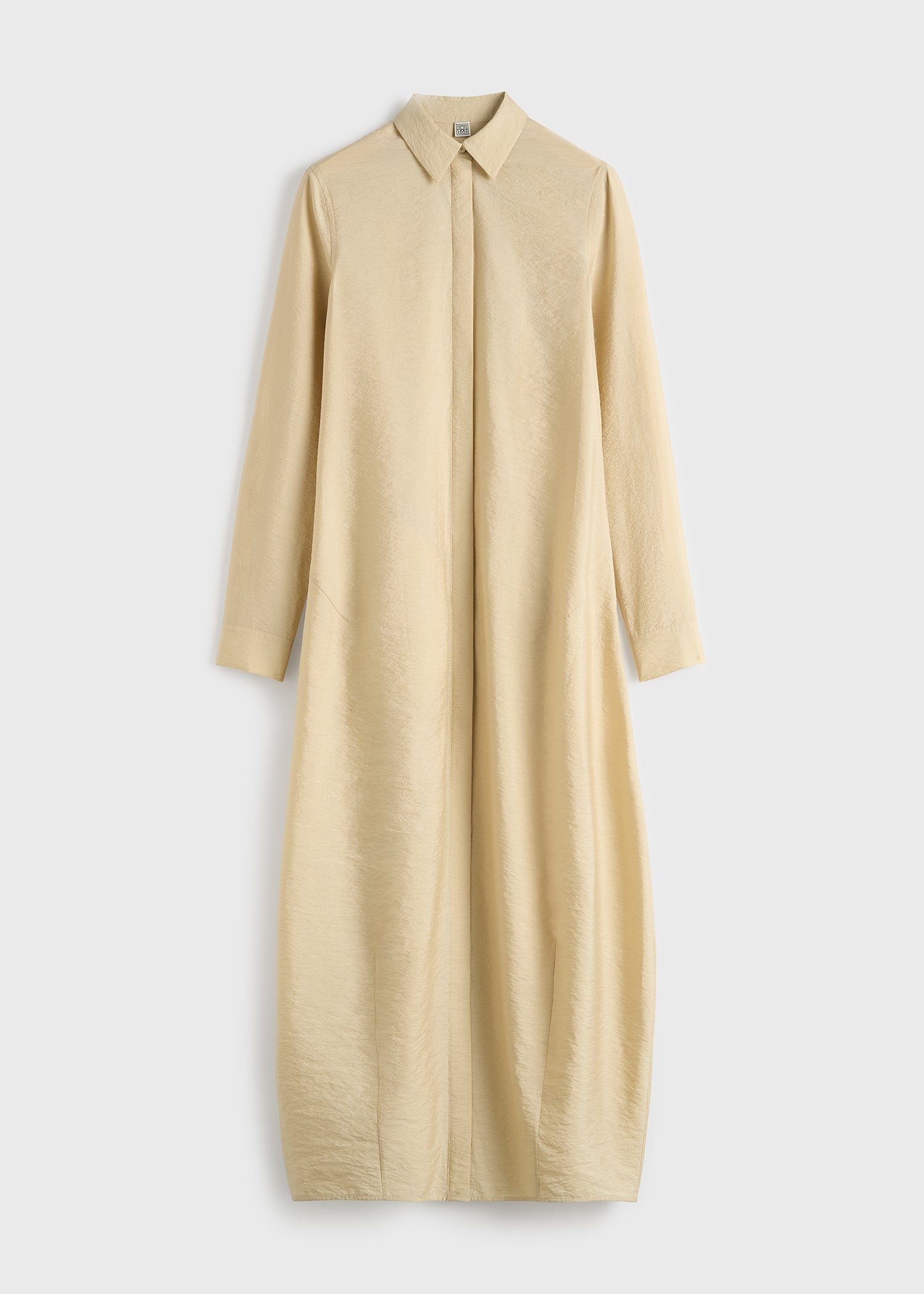 Parachute shirtdress stone petite