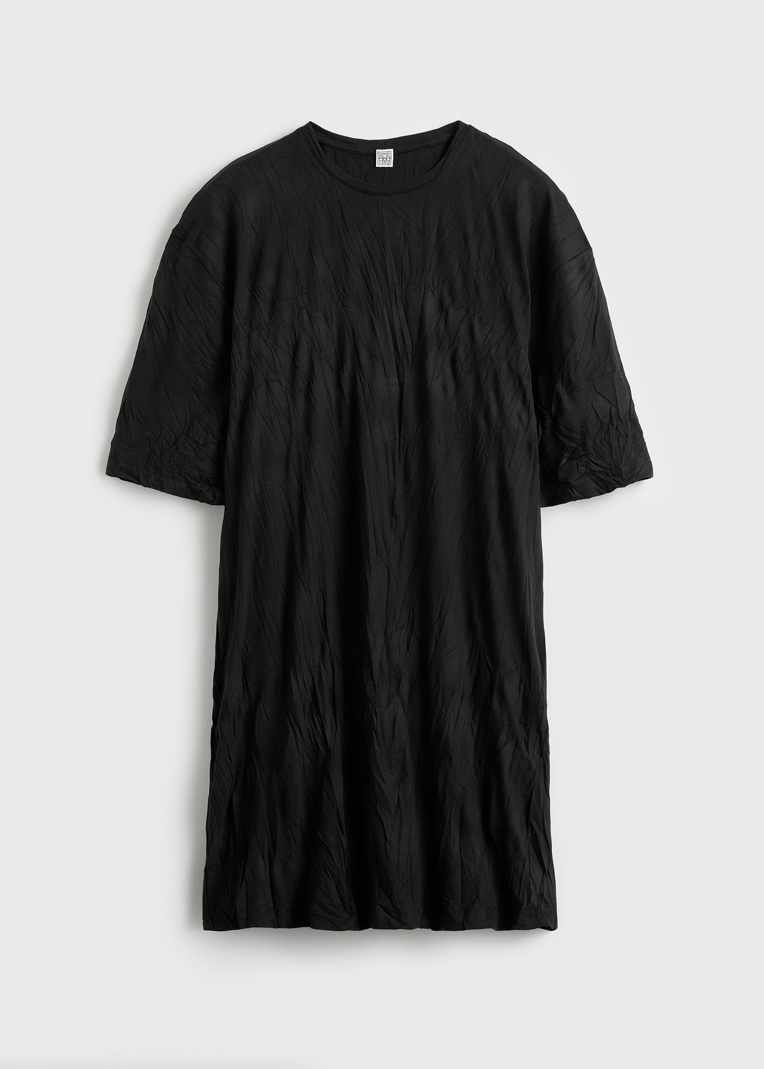 Relaxed tee dress black