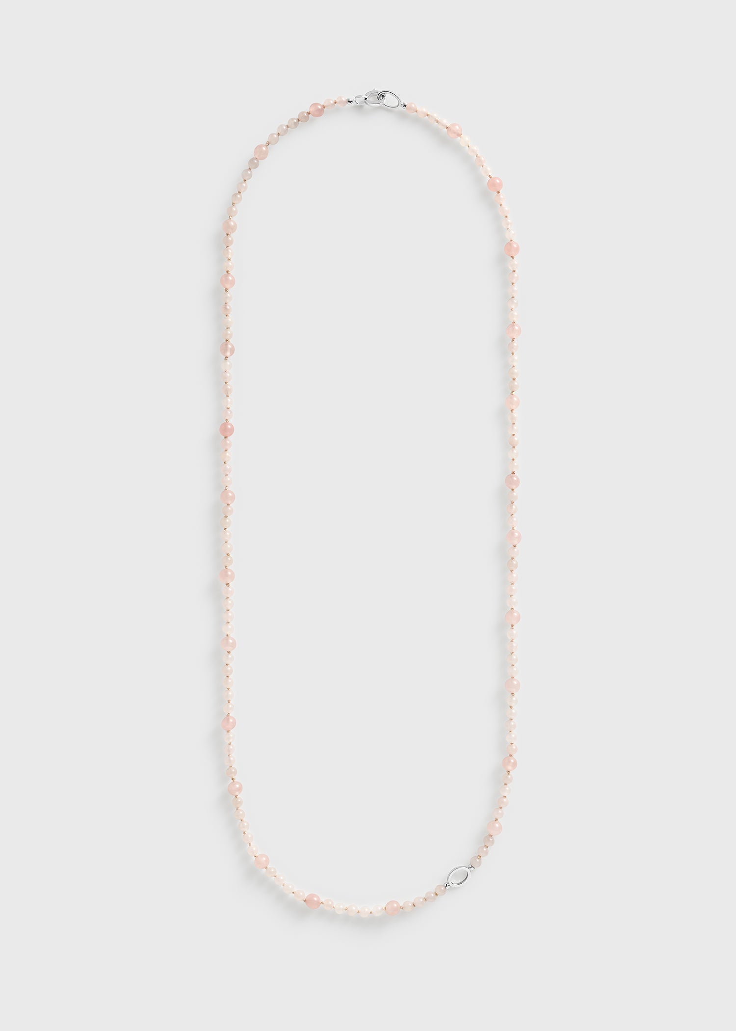 Infinity bead necklace bloom