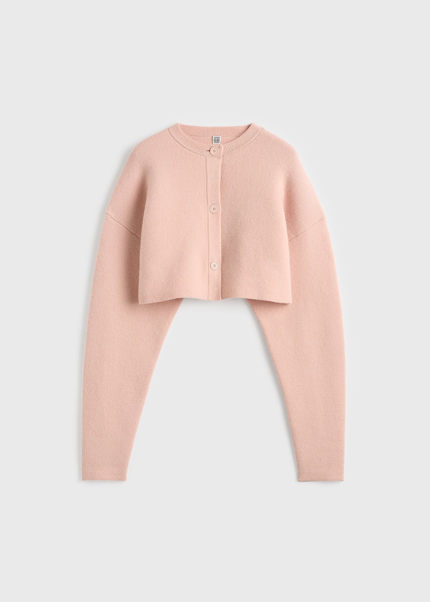 Cropped oversized cardigan flamingo