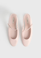 Slingback naplack mary janes flamingo