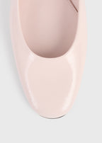 Slingback naplack mary janes flamingo