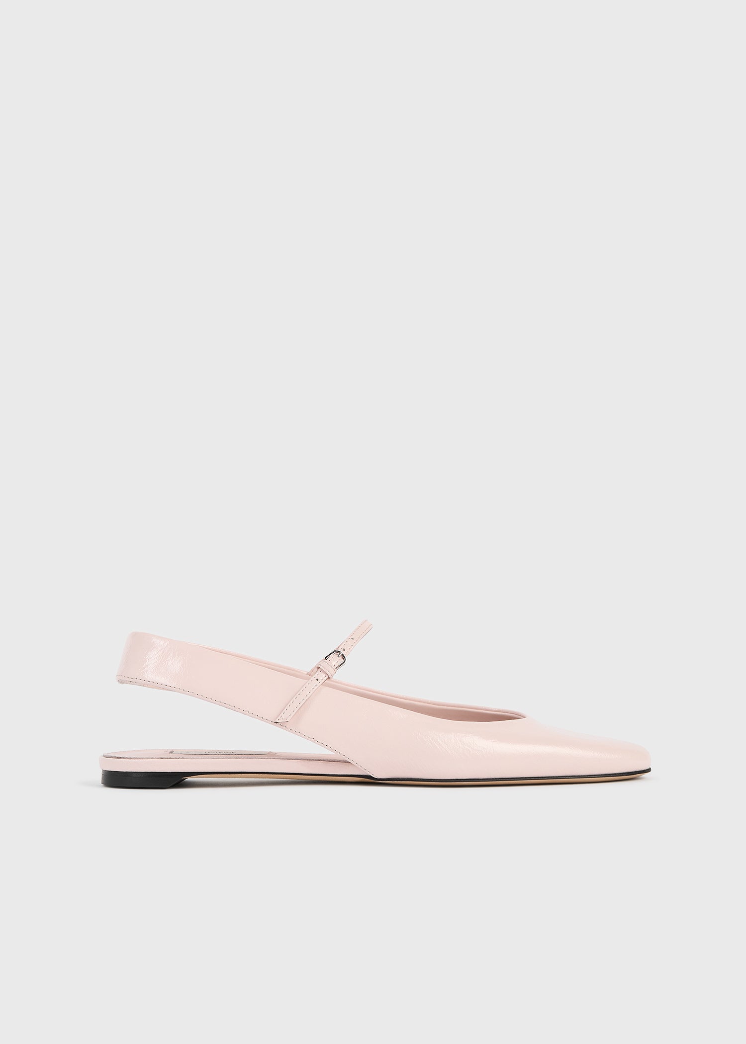 Slingback naplack mary janes flamingo