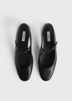 Slingback nappa mary janes black