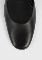 Slingback nappa mary janes black