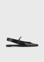 Slingback nappa mary janes black