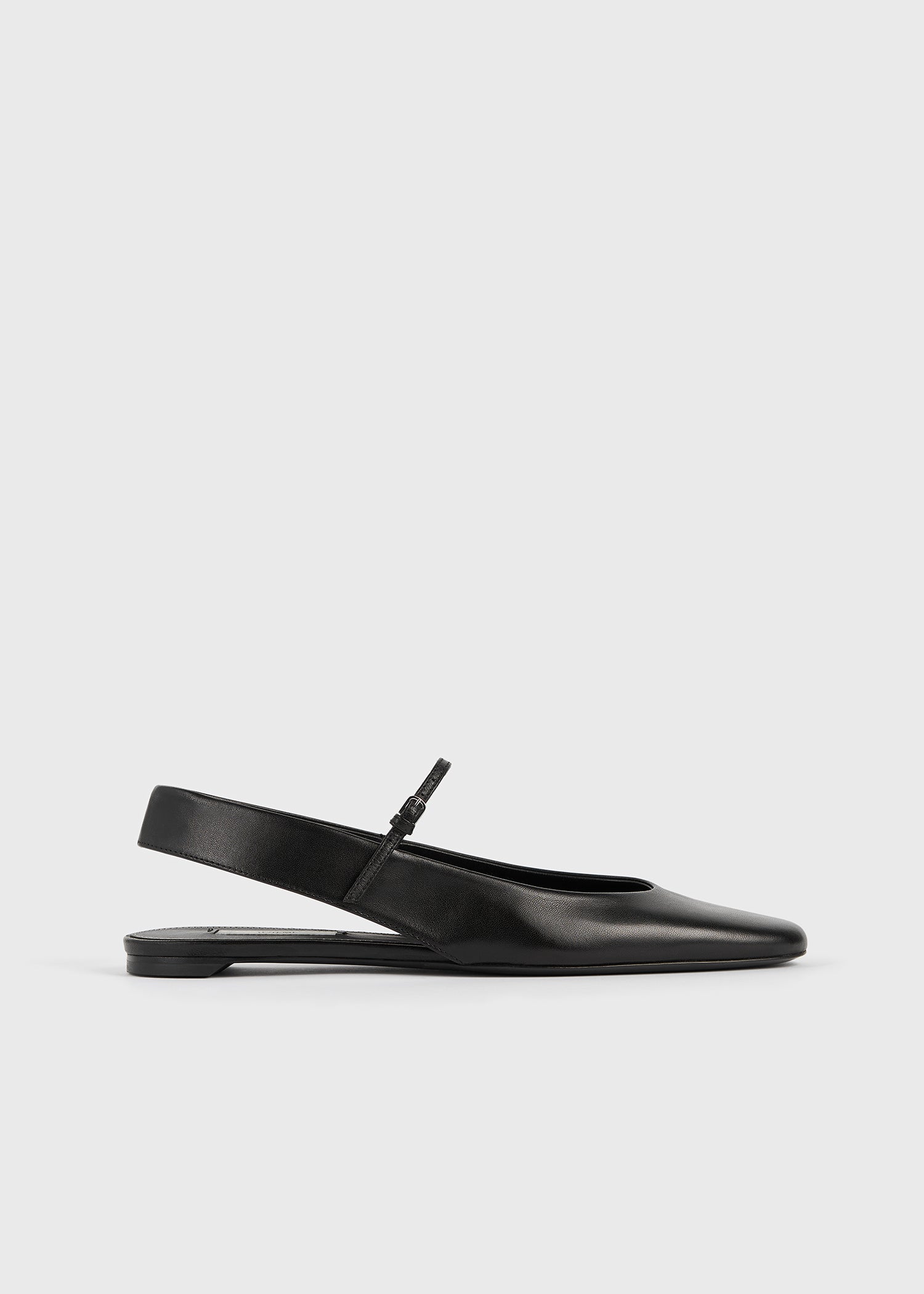 Slingback nappa mary janes black