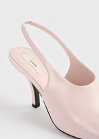 Contour naplack slingbacks flamingo