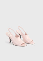 Contour naplack slingbacks flamingo