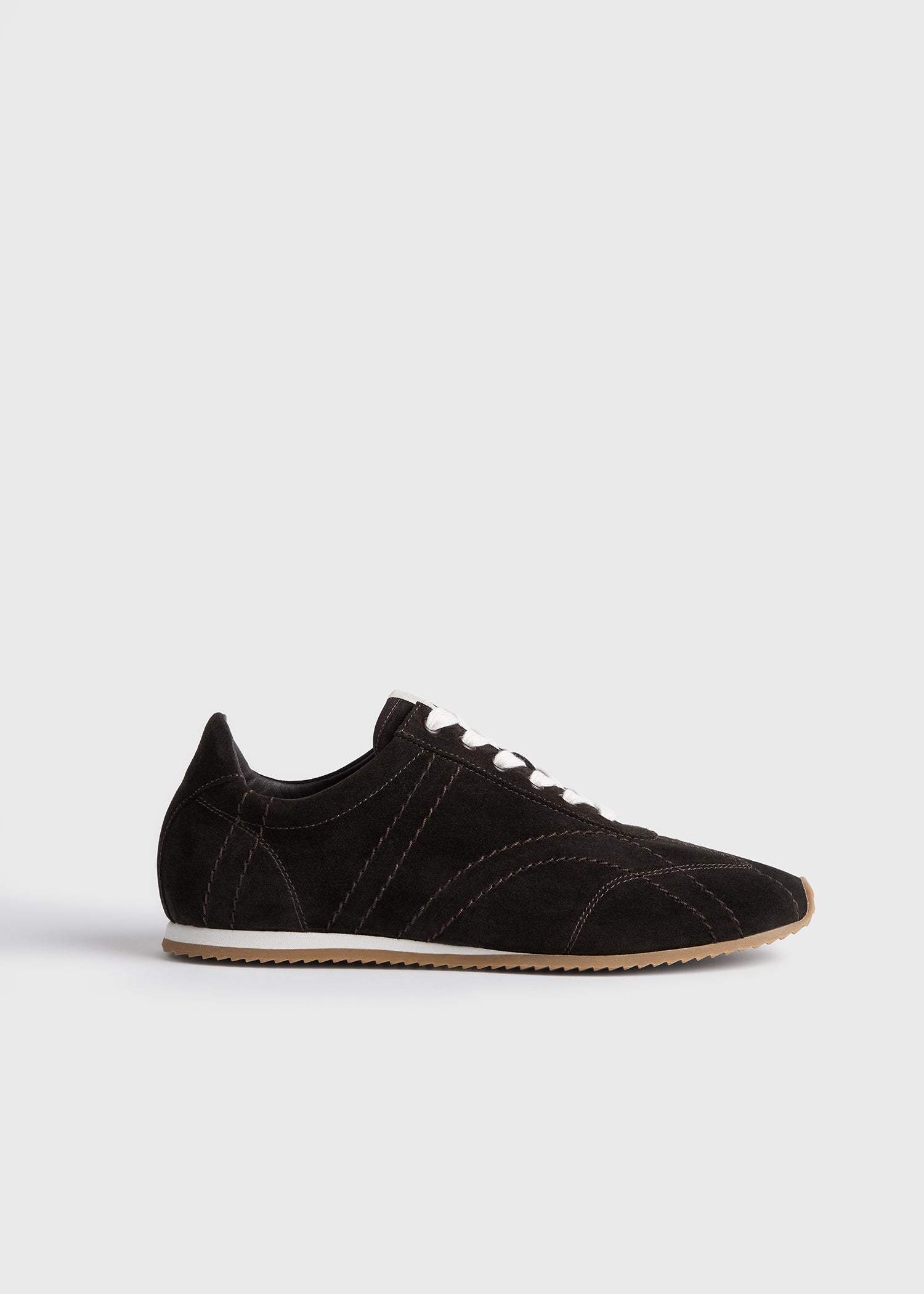 Flex suede sneakers umber