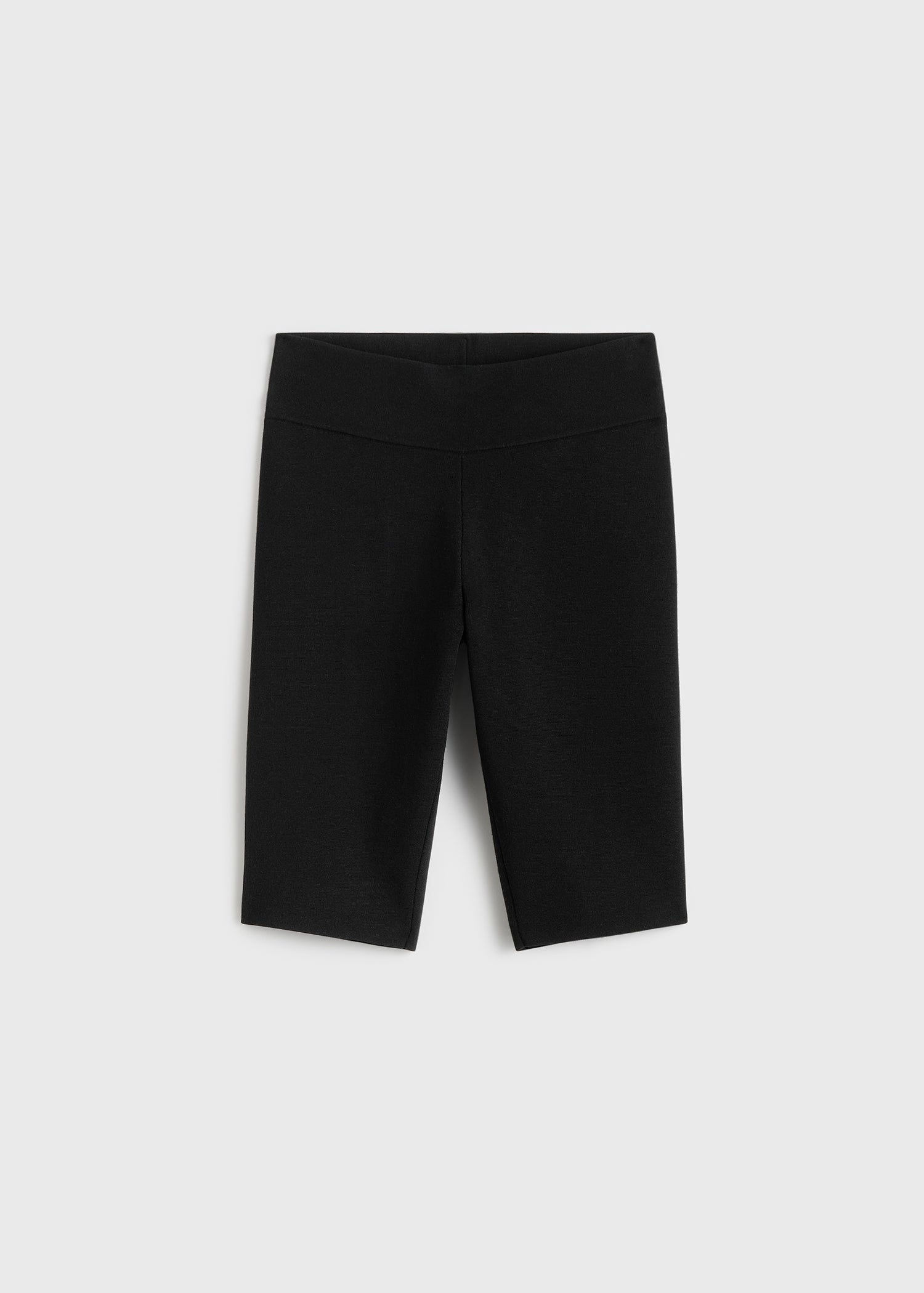 Capri knit shorts black