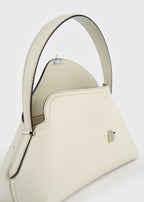 T-lock grained-leather shoulder milk