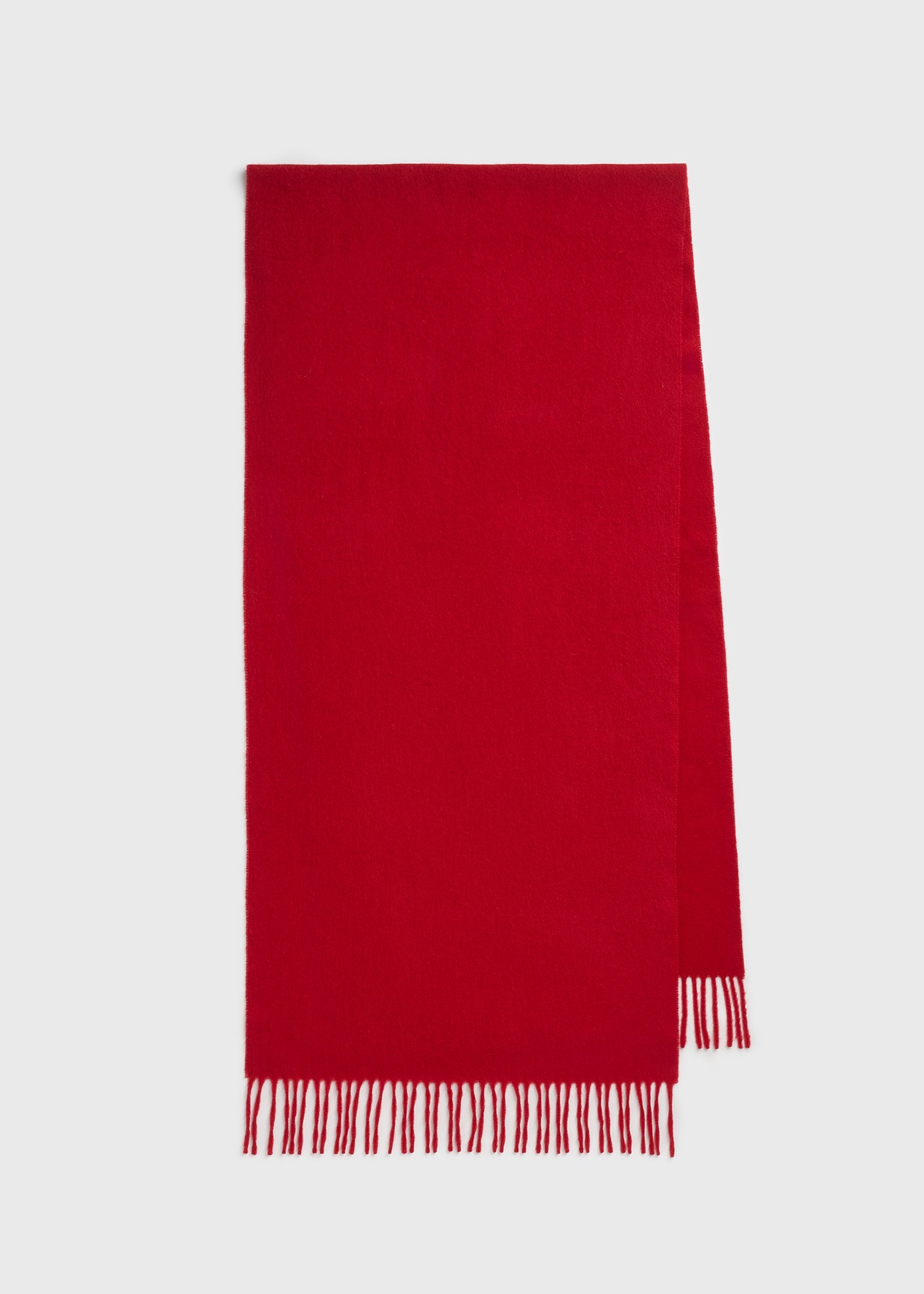 Cashmere scarf red