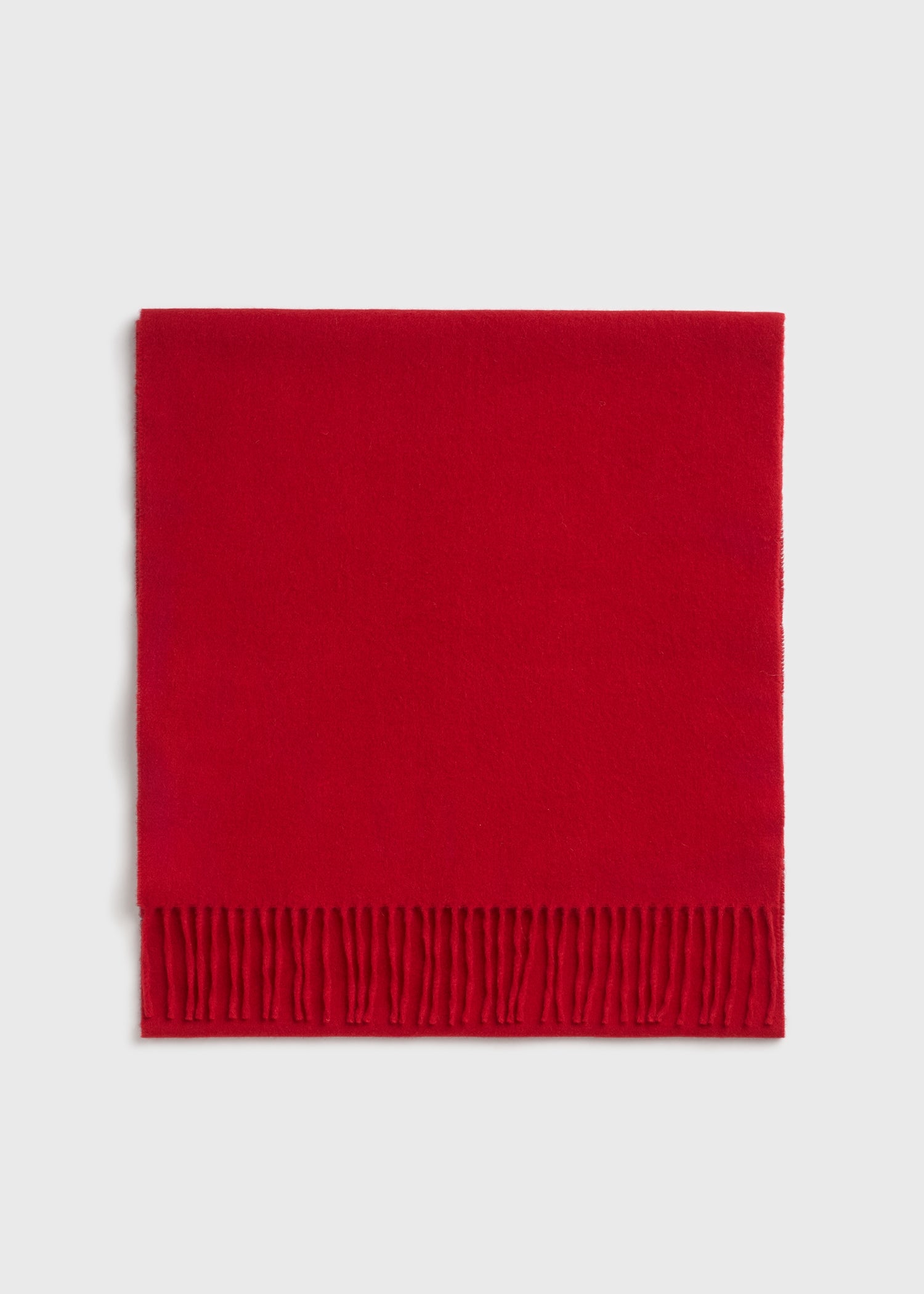 Cashmere scarf red