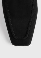 Loafer boots black