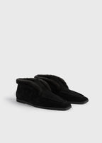 Loafer boots black