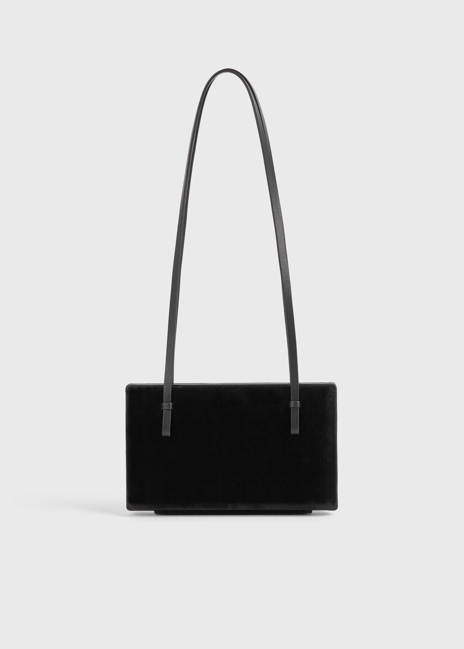 Cocktail velvet bag black