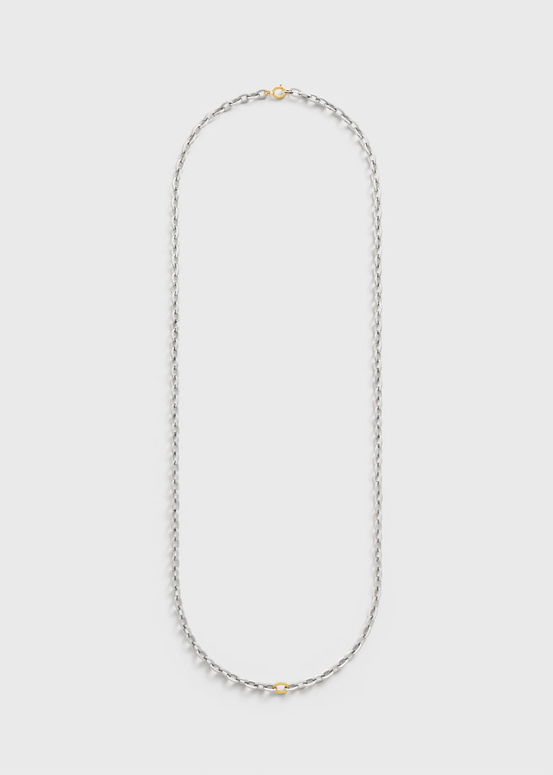 Bi-color chain silver/gold