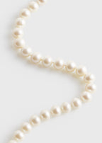 Infinity pearl choker white