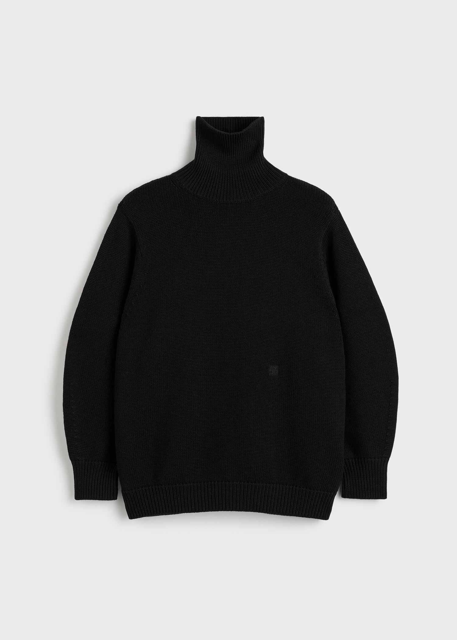 Oversized turtleneck black
