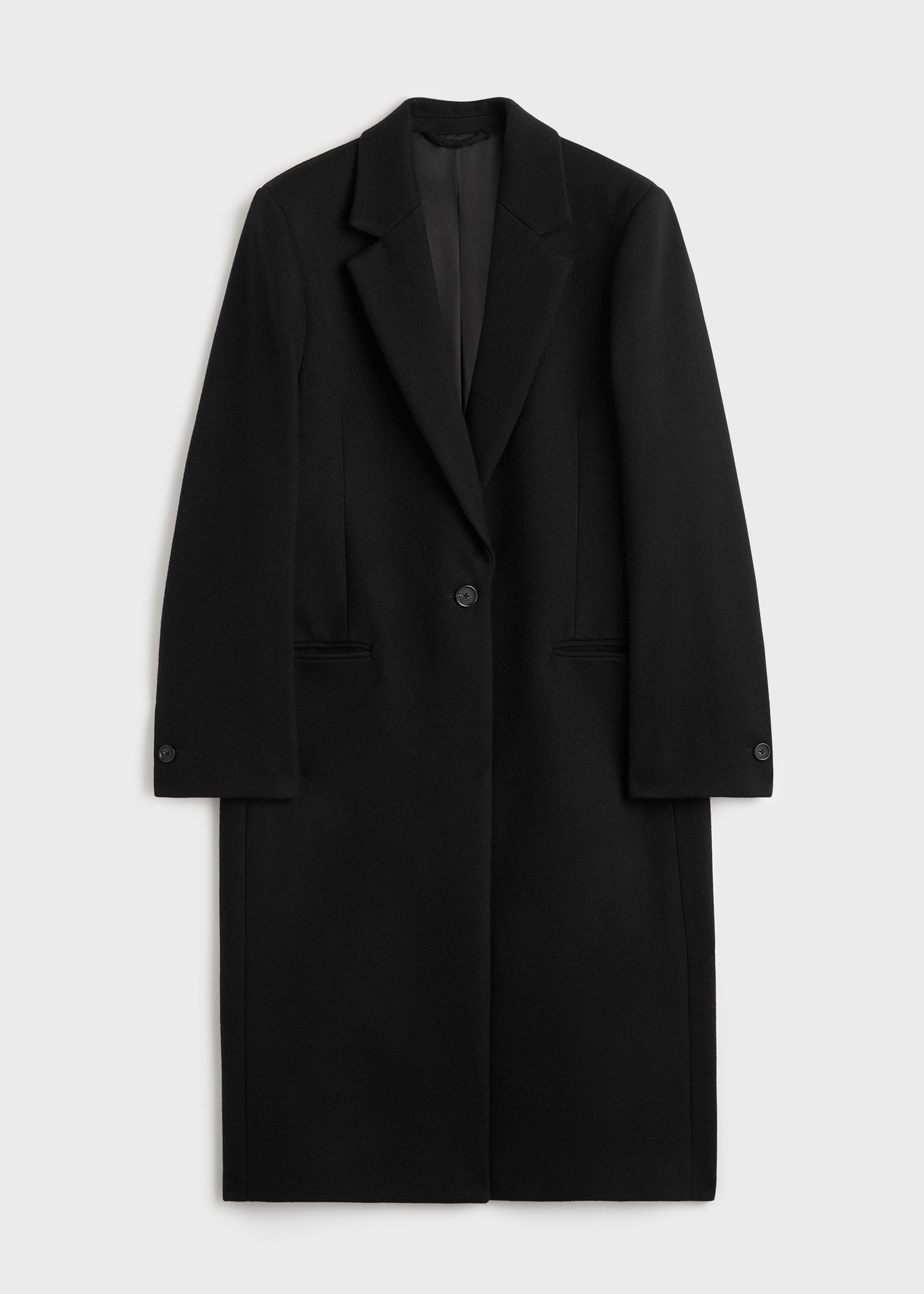 Classic winter coat black