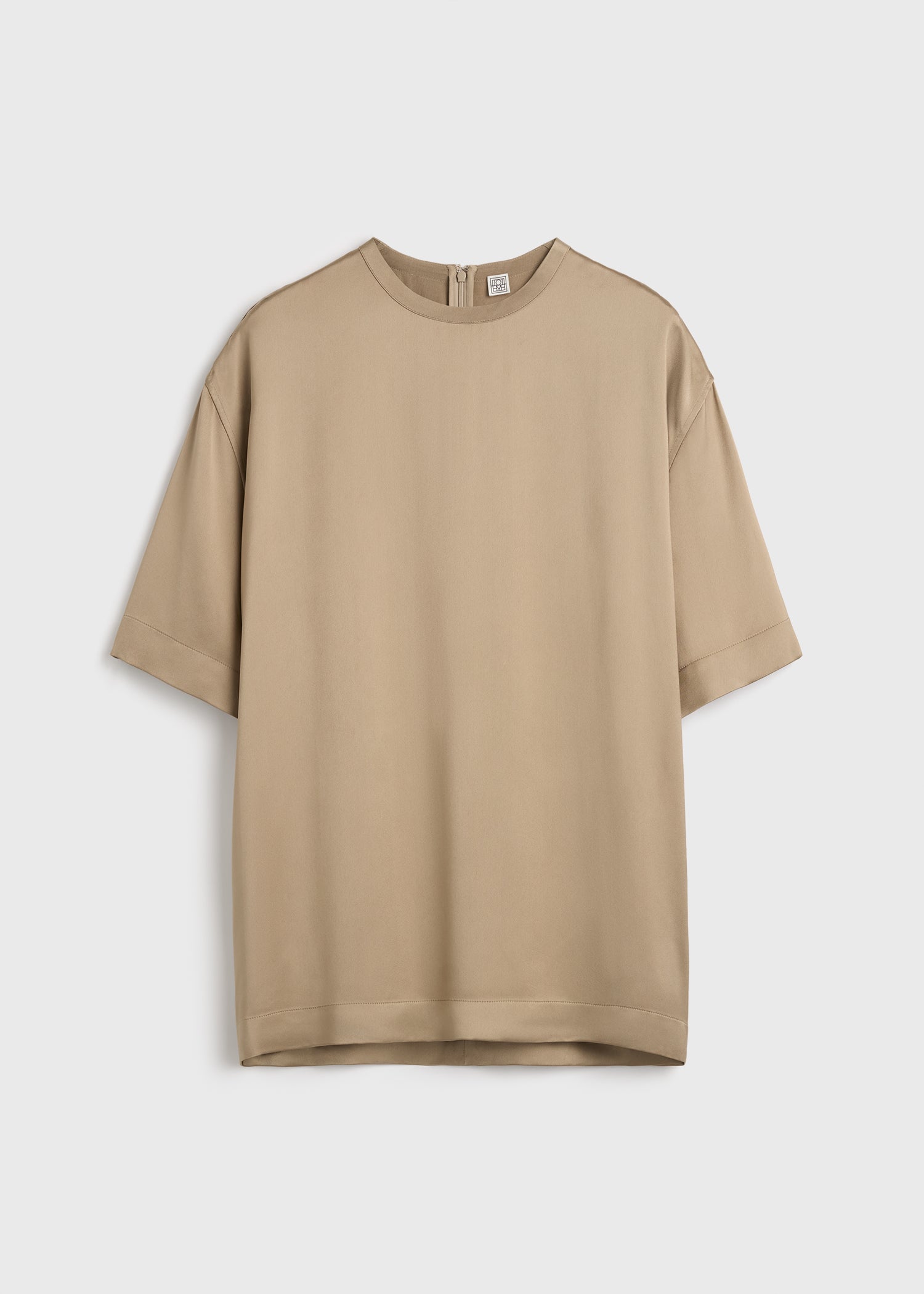 Satin tee latte
