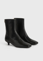 Day nappa ankle boots black