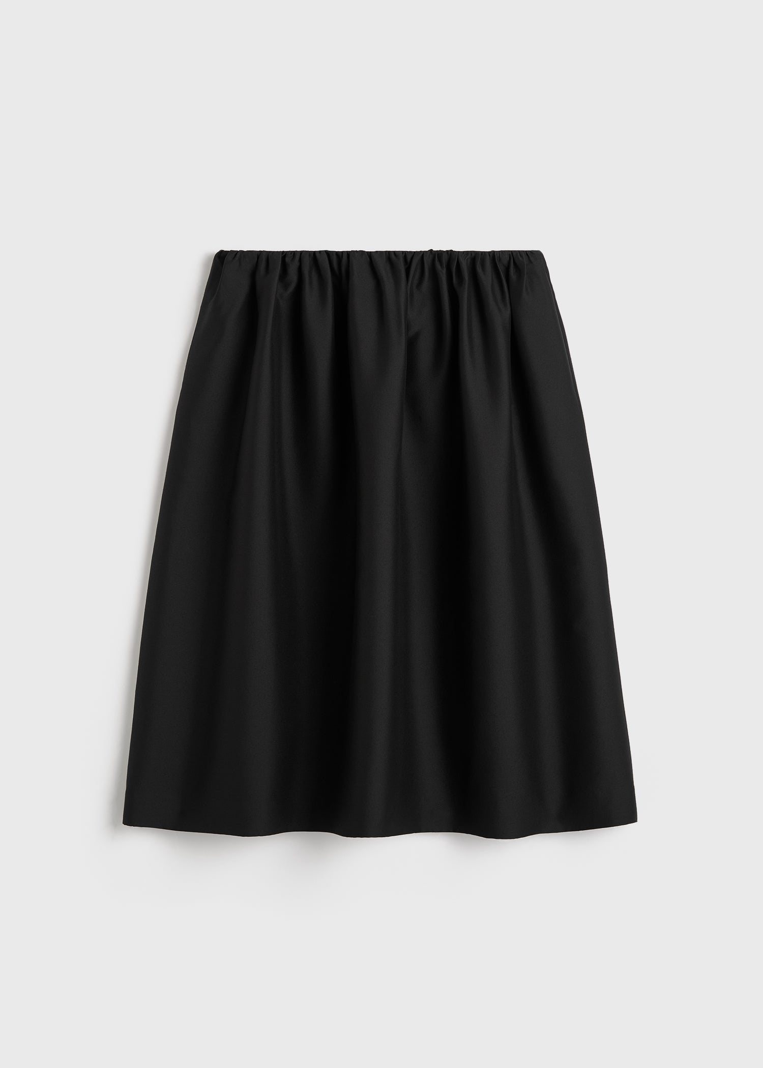 Gathered evening skirt black