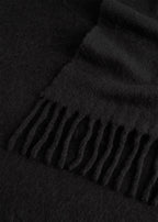 Fuzzy scarf black