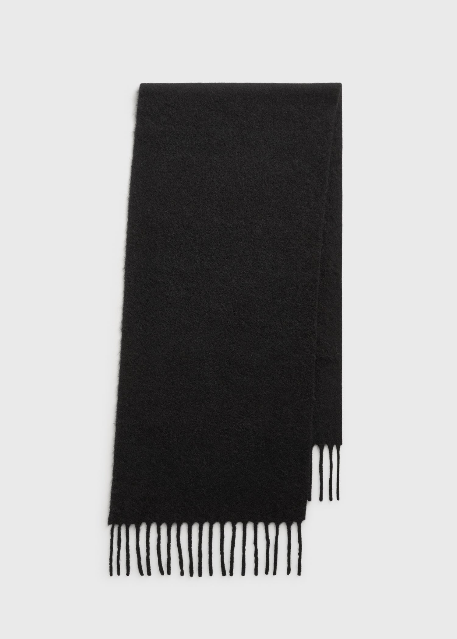 Fuzzy scarf black