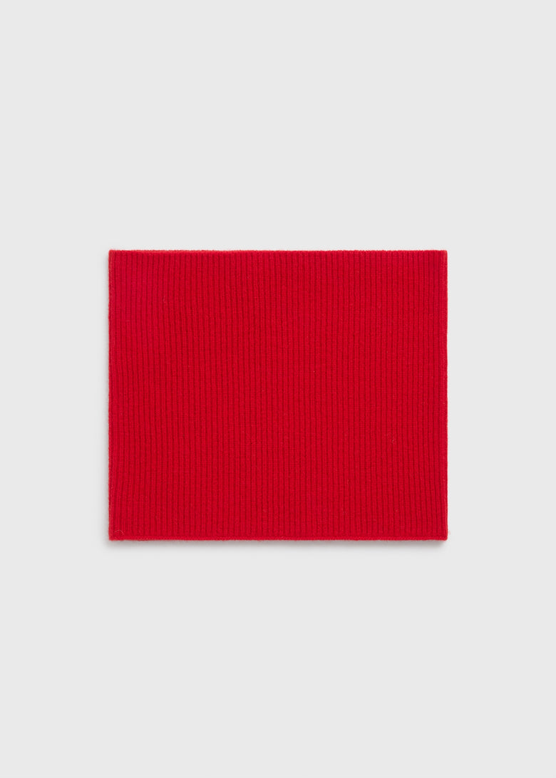 Cashmere neck warmer poppy