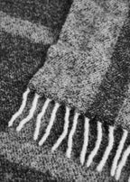 Monogram jacquard scarf black/white