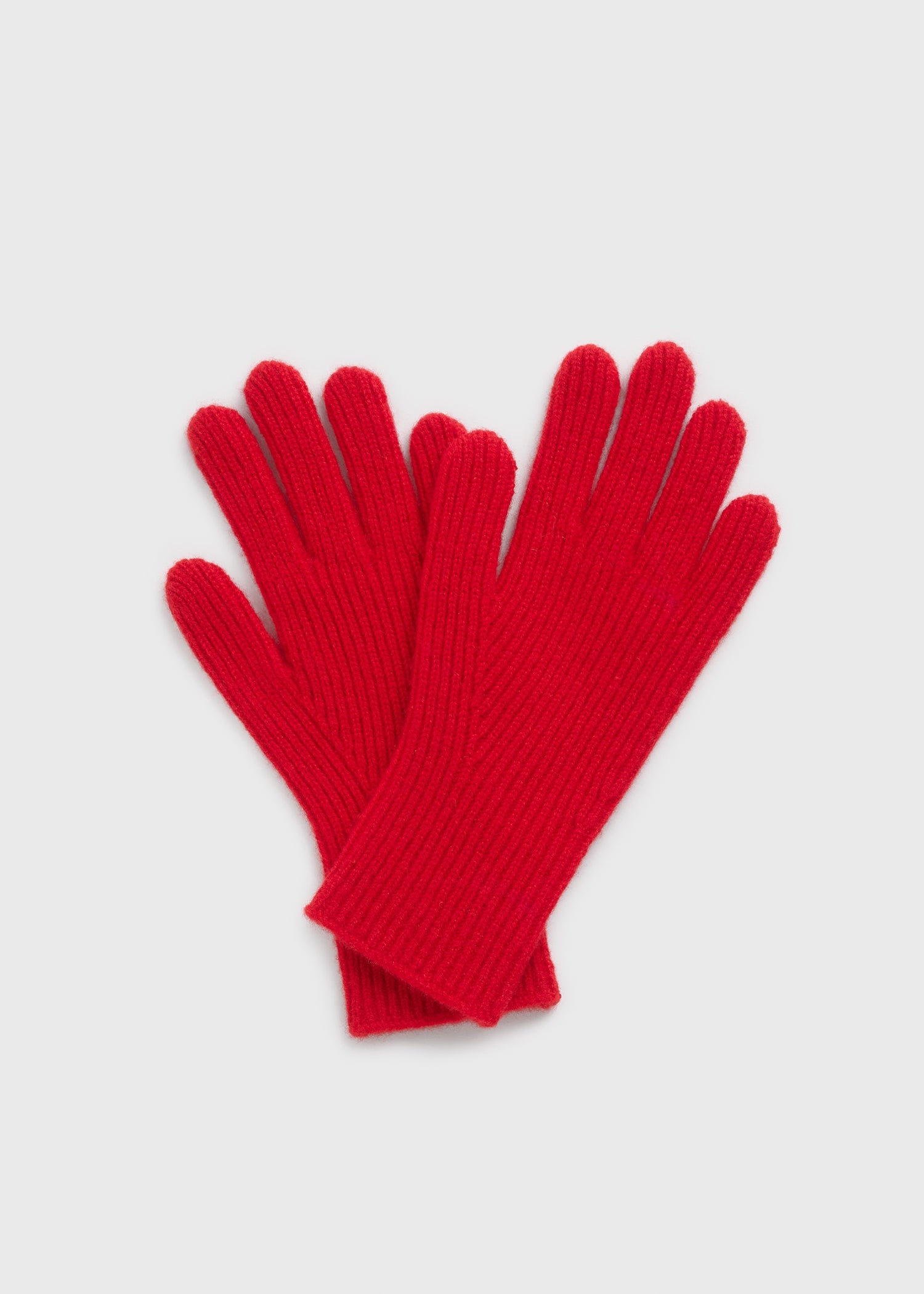 Cashmere gloves poppy