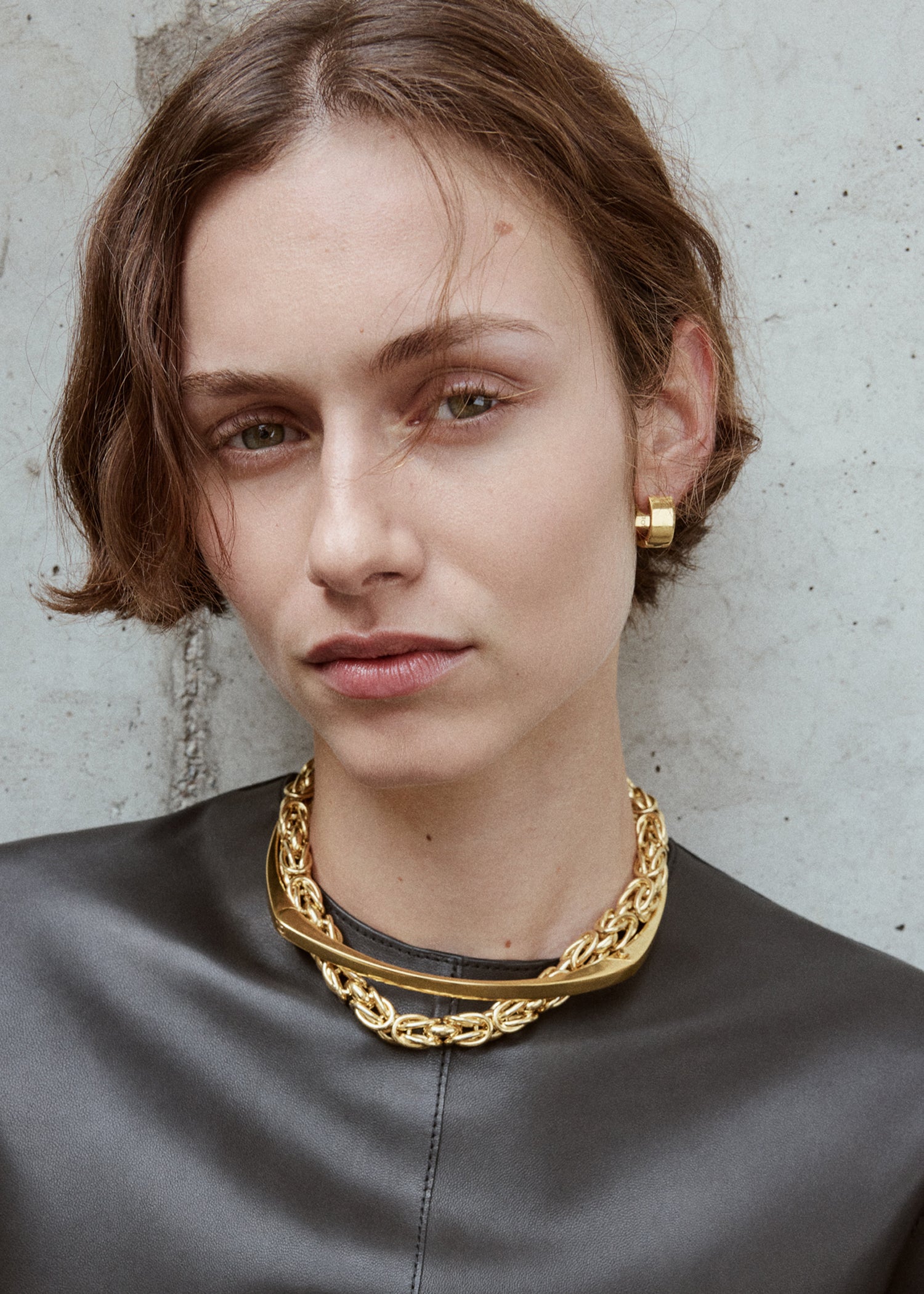 Signature collar gold