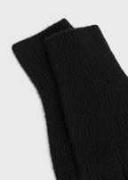 Cashmere gloves black